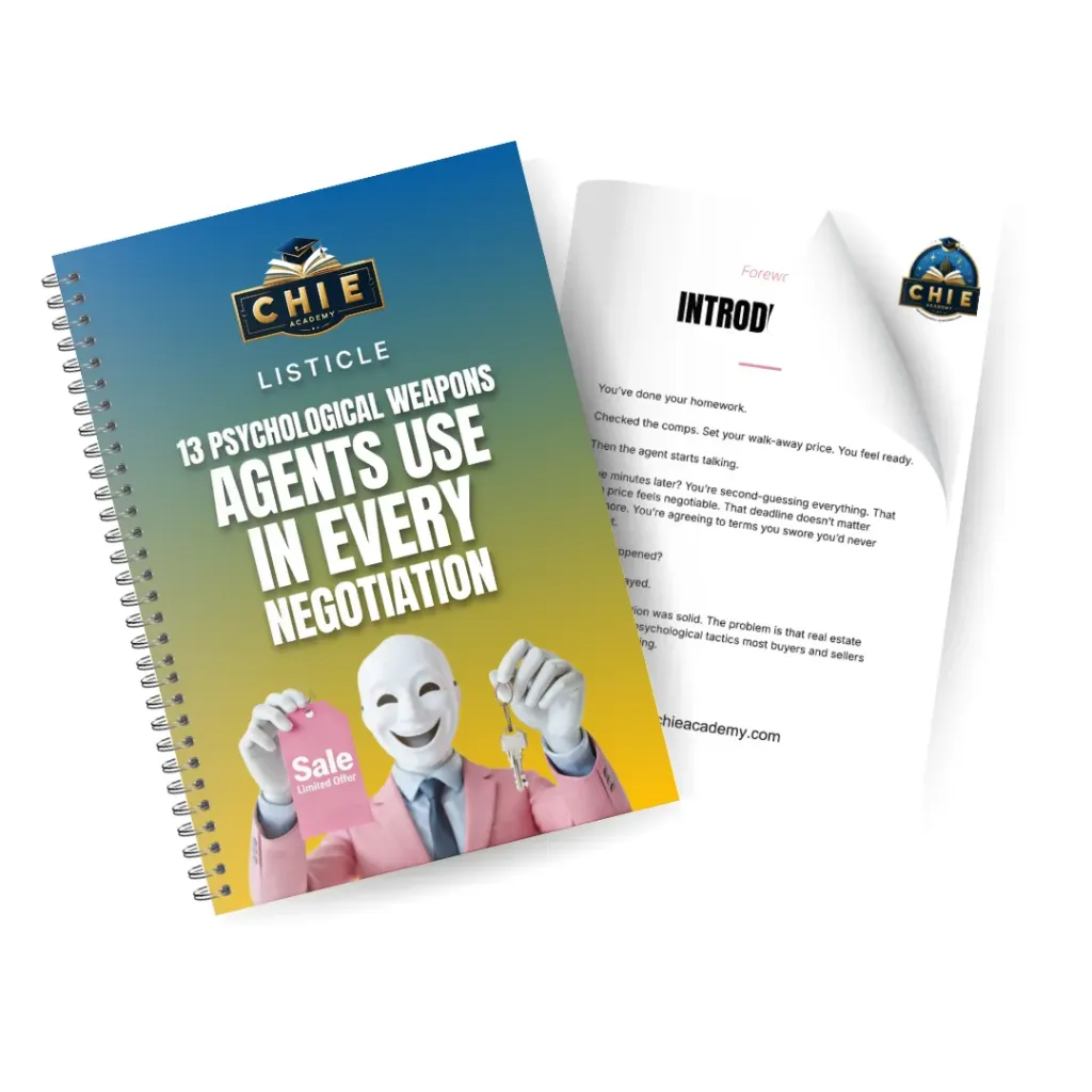 13 Psychological Weapons Agents Use in Every Negotiation (Listicle)