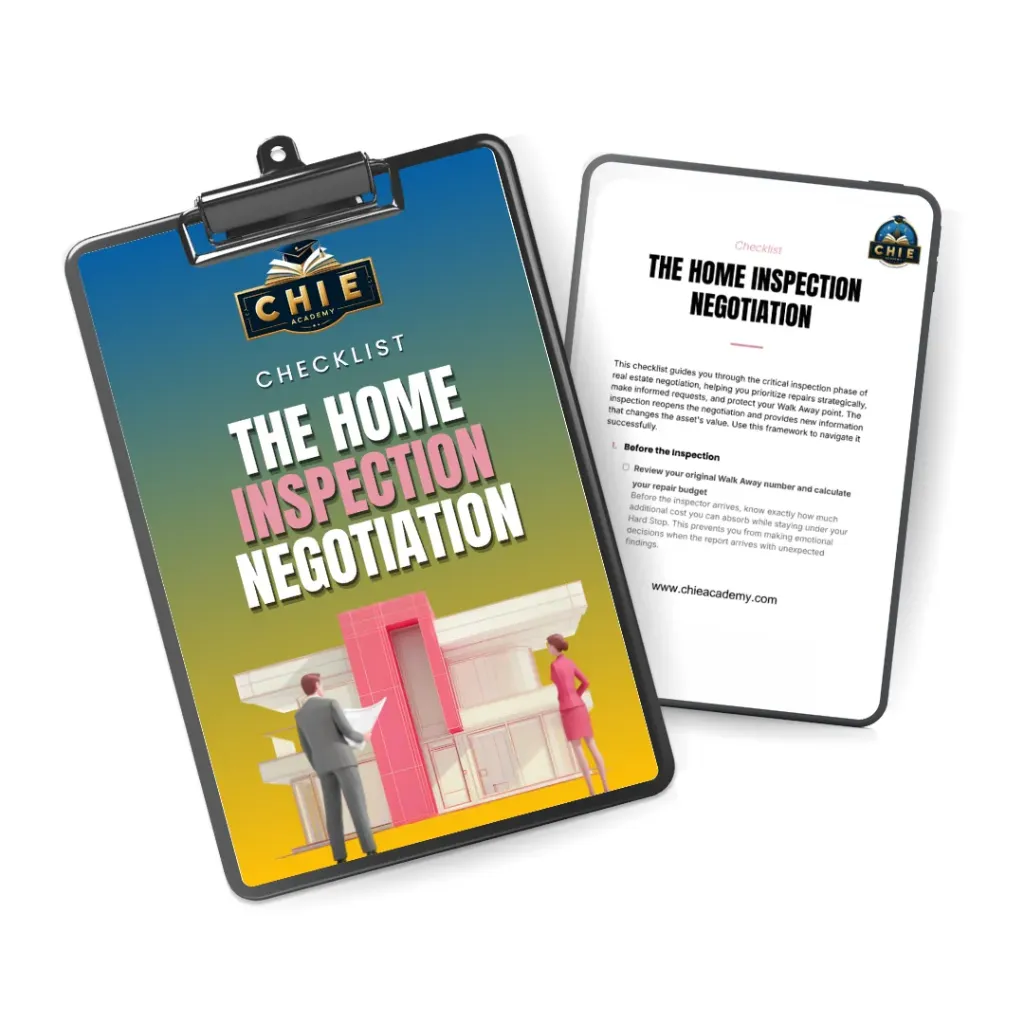 The Home Inspection Negotiation (Checklist)