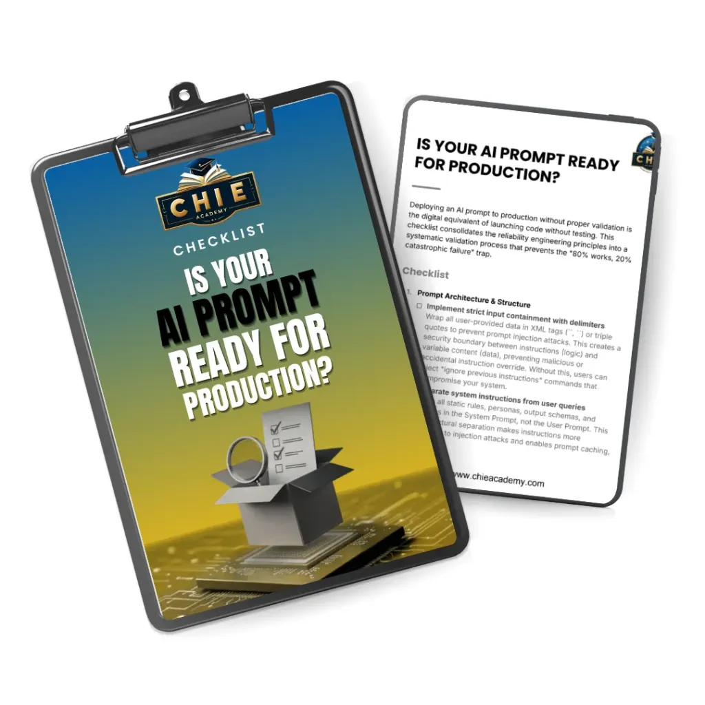 Is Your AI Prompt Ready for Production? (Checklist)