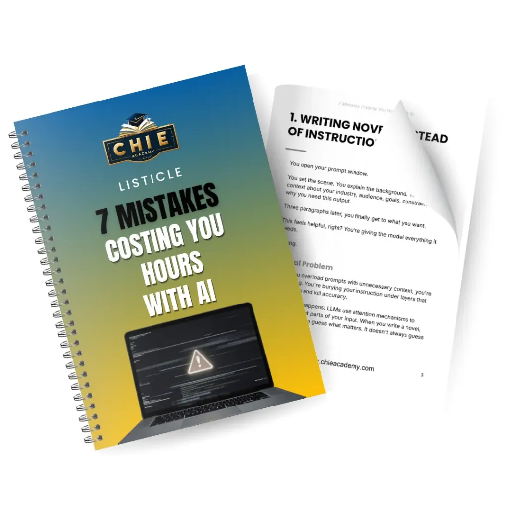 7 Mistakes Costing You Hours With AI (Listicle)